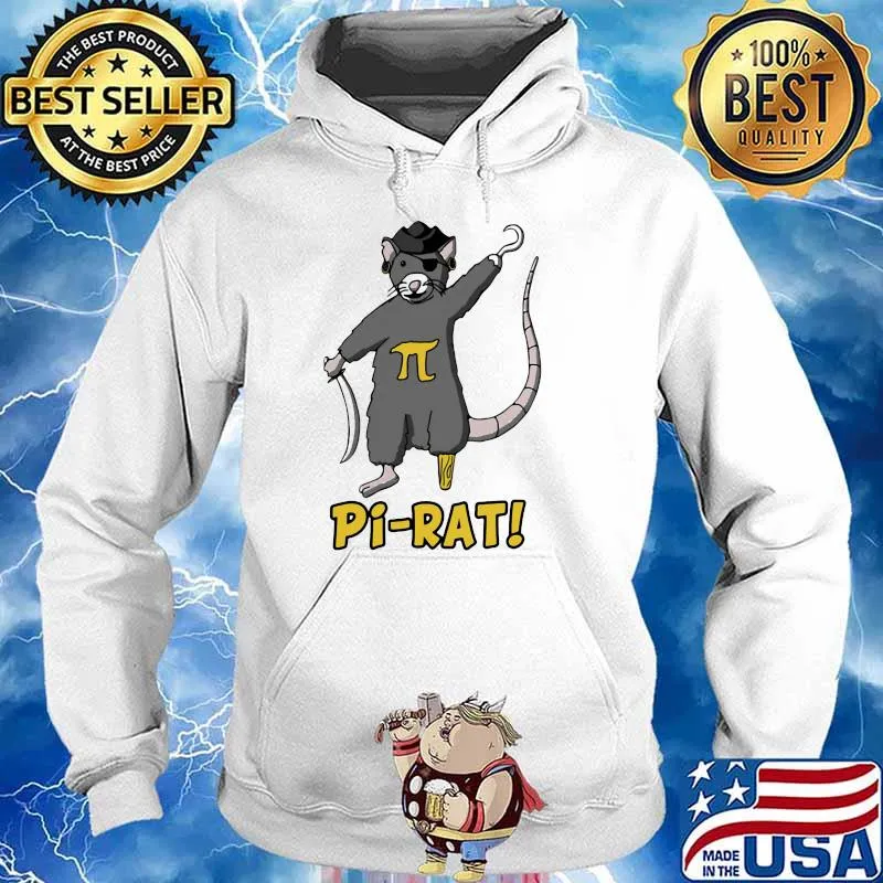 Math Teacher Pi-Rat Mouse Shirt Hoodie
