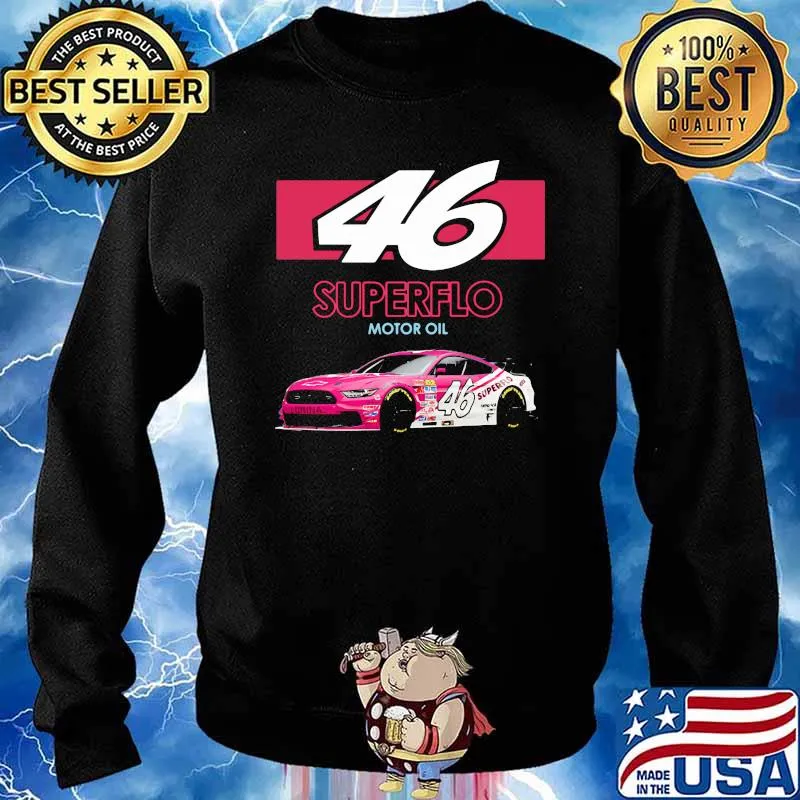 Mello Yello 46 Superflo Motor Oil Car Pink Shirt Sweater