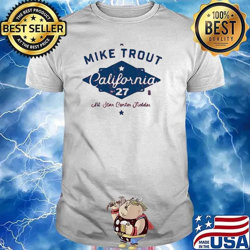 Mike Trout All-Star Center Fielder California Shirt