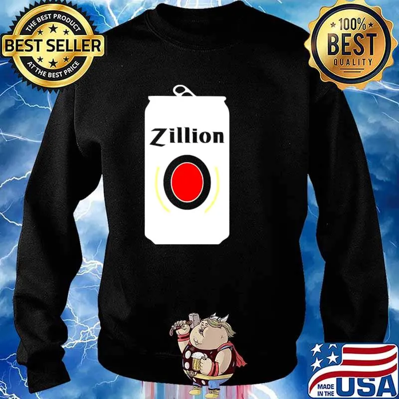 Miller Lite zillion beers can Sweater