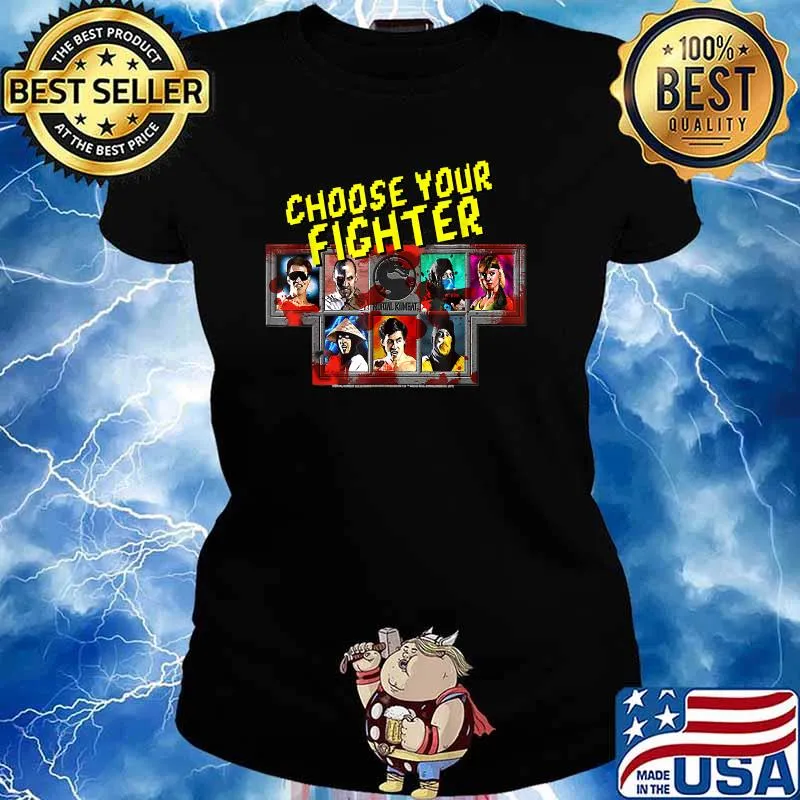 Mortal KomBat KlasSic Choose Your Fighter Shirt Ladies tee
