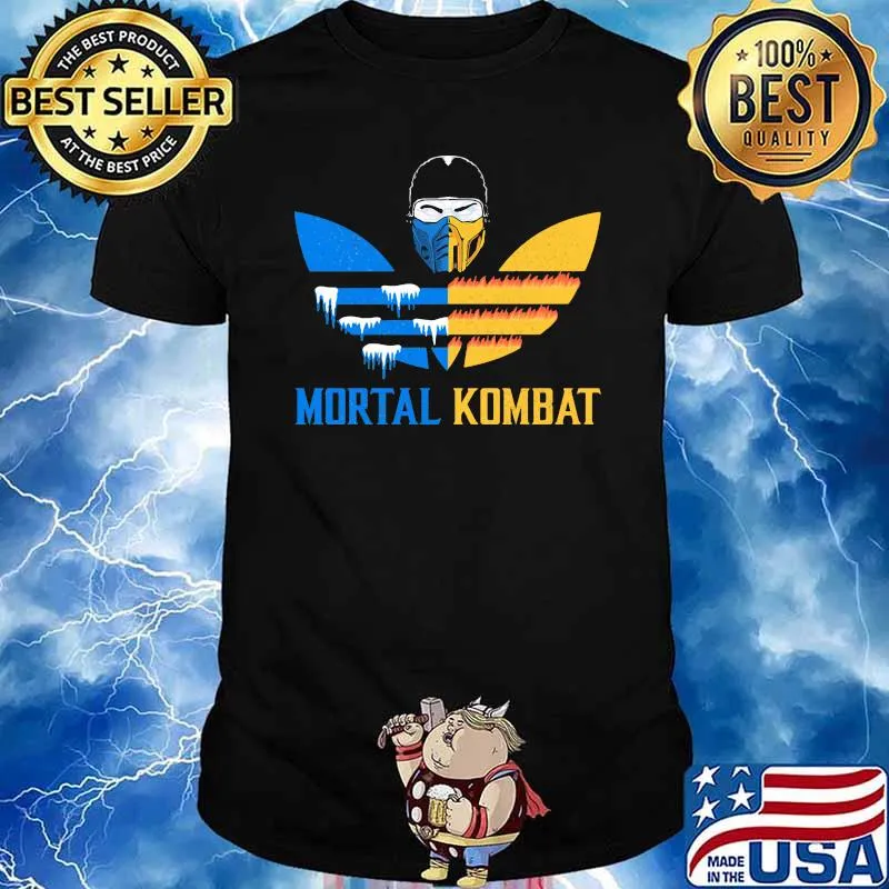 Mortal Kombat Logo Adidas Shirt