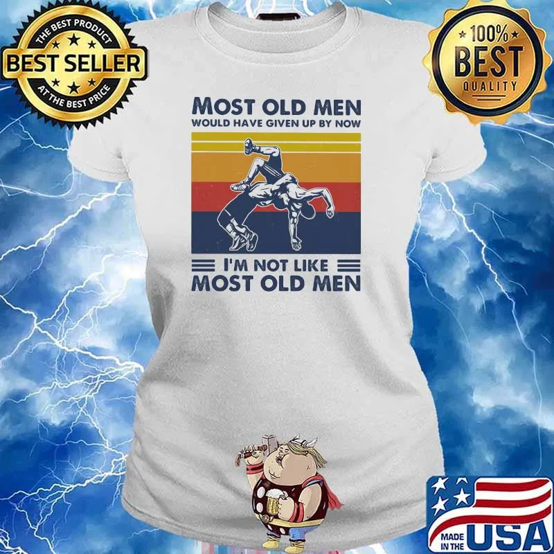 Most Old Men Would Have Given Up By Now I'm Not Like Most Old en Jiu Jitsu Vintage Shirt Ladies tee