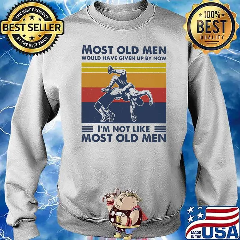 Most Old Men Would Have Given Up By Now I'm Not Like Most Old en Jiu Jitsu Vintage Shirt Sweater