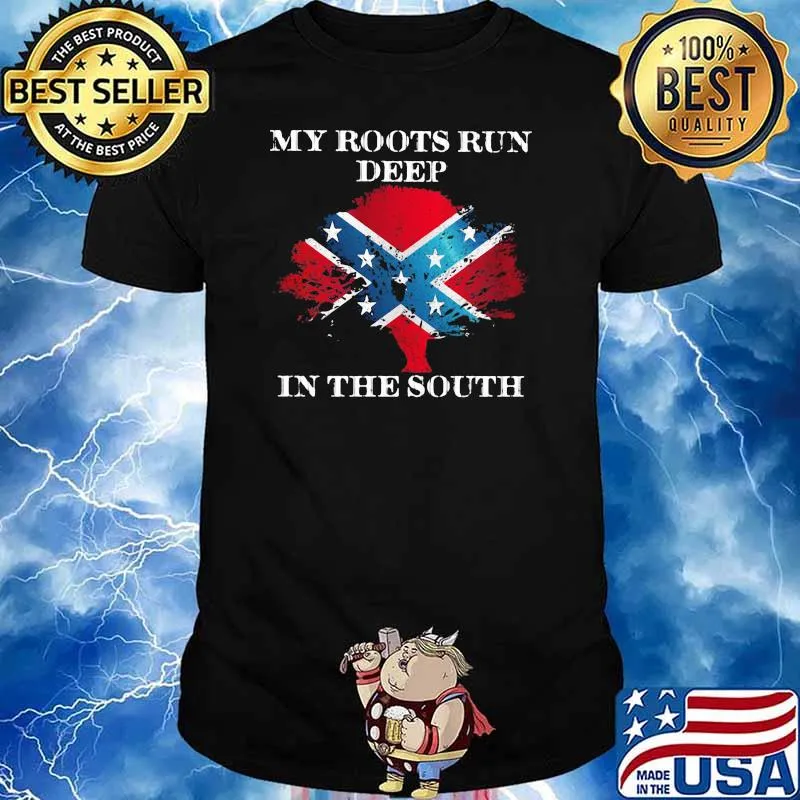 My Roots Run Deep In The South Veteran Shirt