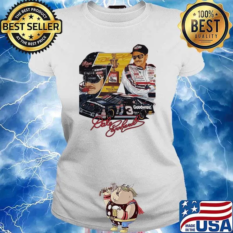 Nascar Dale Earnhardt Signature Shirt Ladies tee