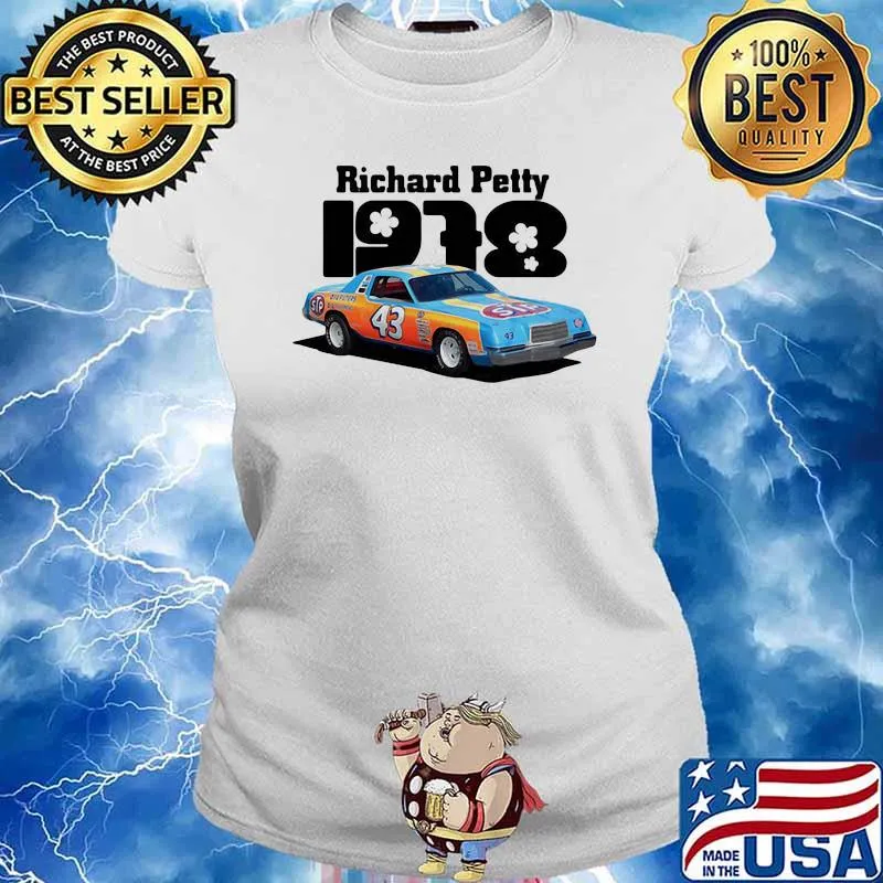 Nascar Richard Petty 1978 Shirt Ladies tee