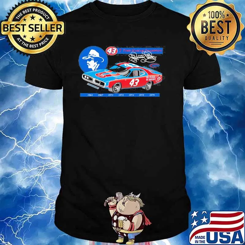 Nascar Richard Petty Since 7 Time Champion 1969 Shirt
