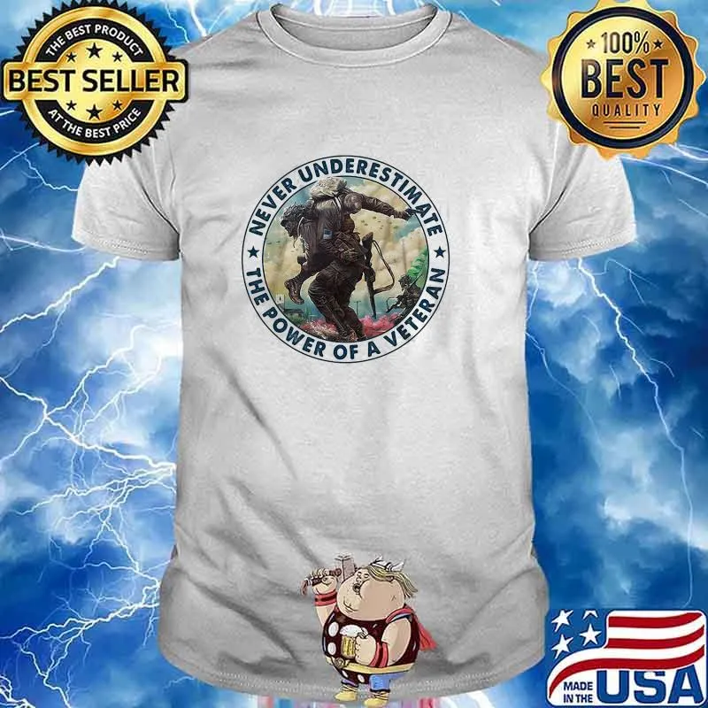 Never Underestimate The Power Of A Veteran Shirt