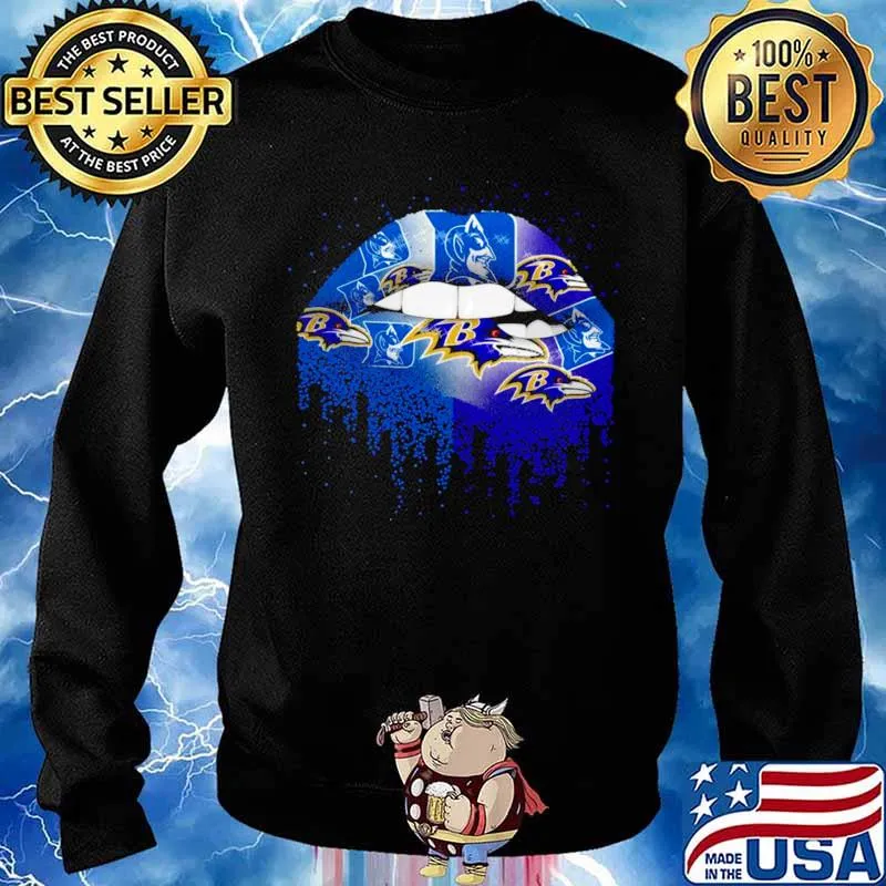 Nfl baltimore ravens lips logo Sweater