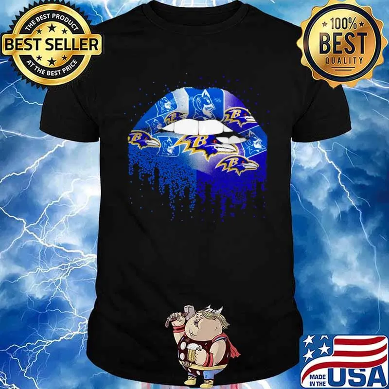 Nfl baltimore ravens lips logo shirt