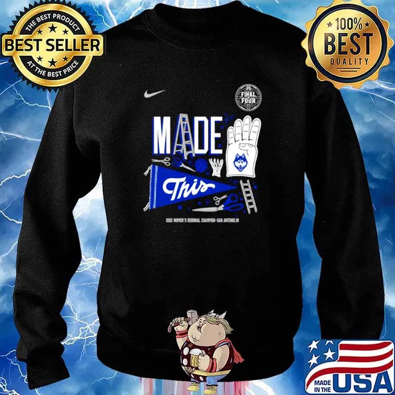 Nike UConn Huskies made 4 this 2021 women’s Regional champion Indianapolis Sweater