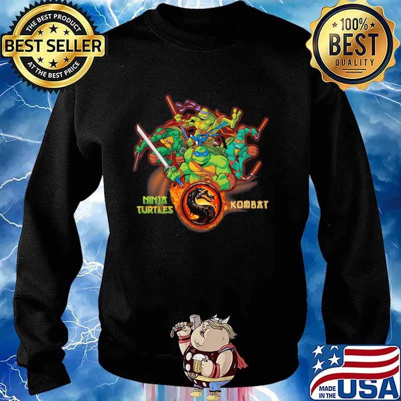 Ninja Turtles Kombat Poster Shirt Sweater