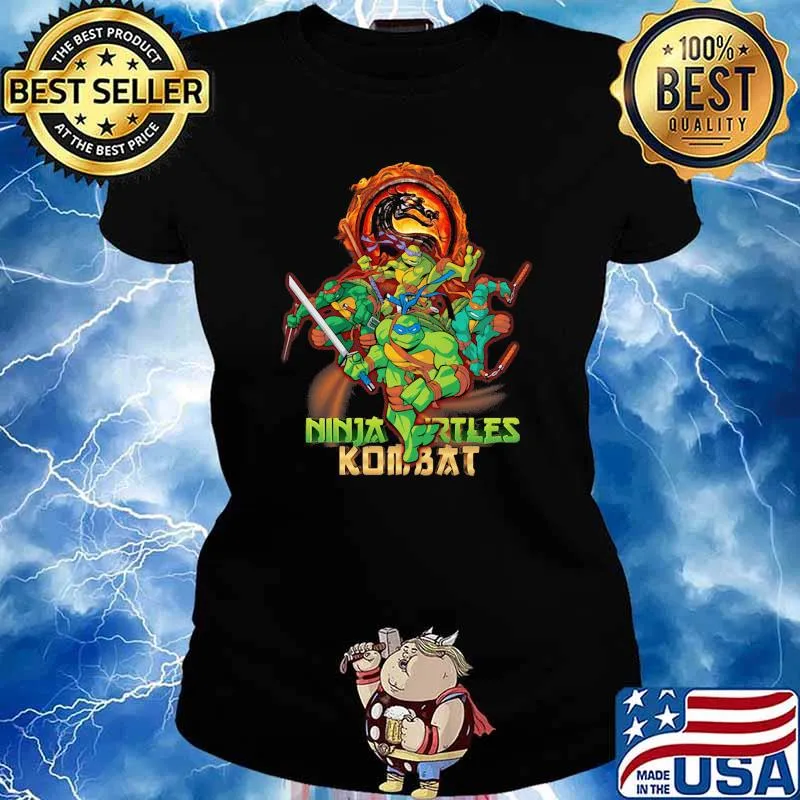 Ninja Turtles Kombat Shirt Ladies tee