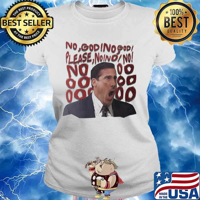 No God No God Please No Shirt Ladies tee