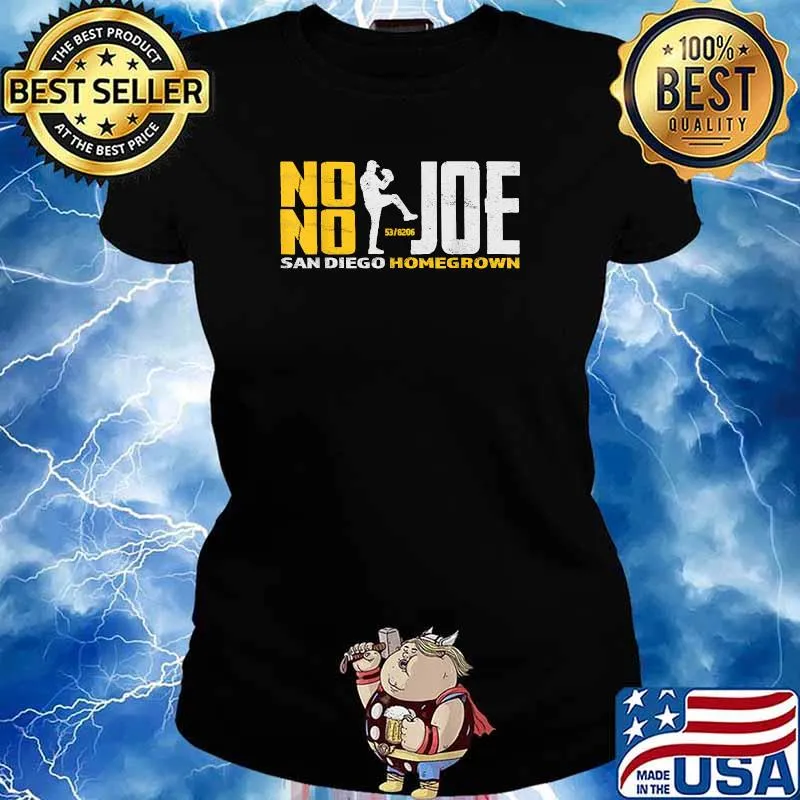 No No Joe San Diego Joe Homegrown Baseball Shirt Ladies tee