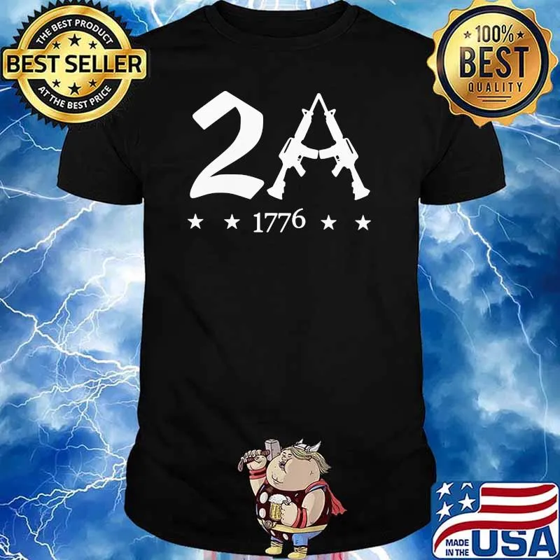Official 2A 1776 Guns Shirt