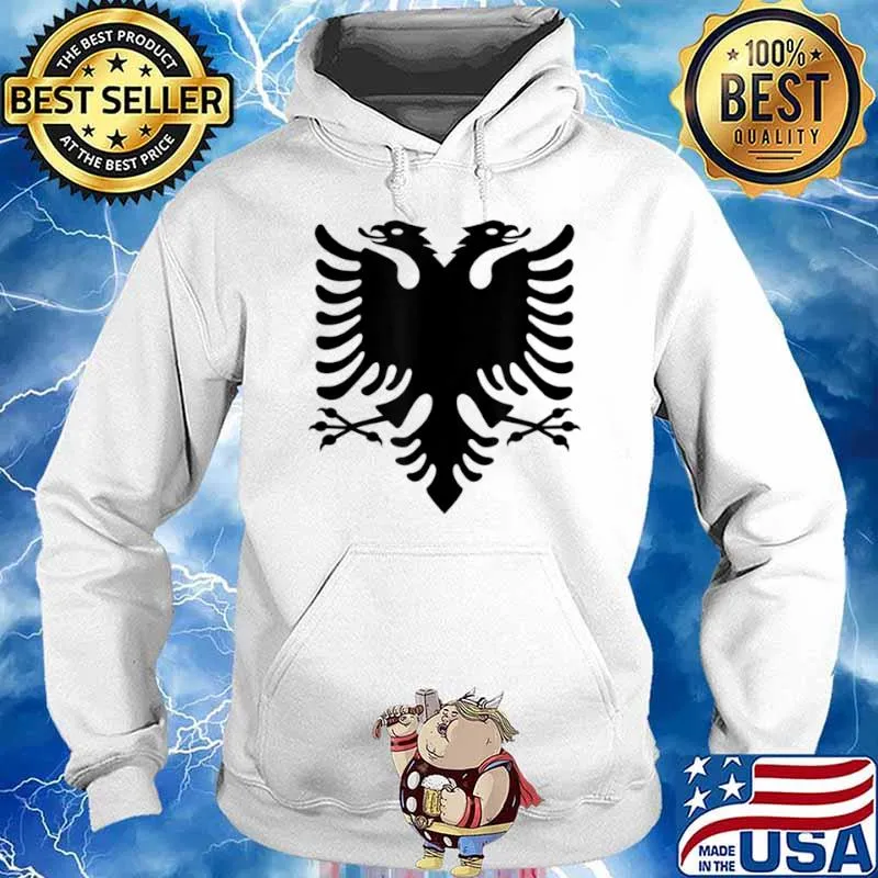 Official Albania Flag Shirt Hoodie
