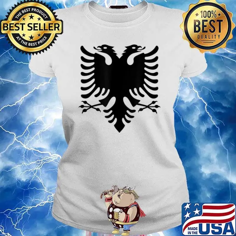 Official Albania Flag Shirt Ladies tee