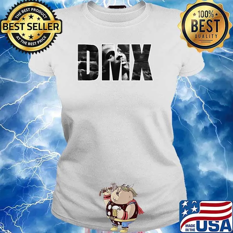 Official DMX Logo Black Shirt Ladies tee