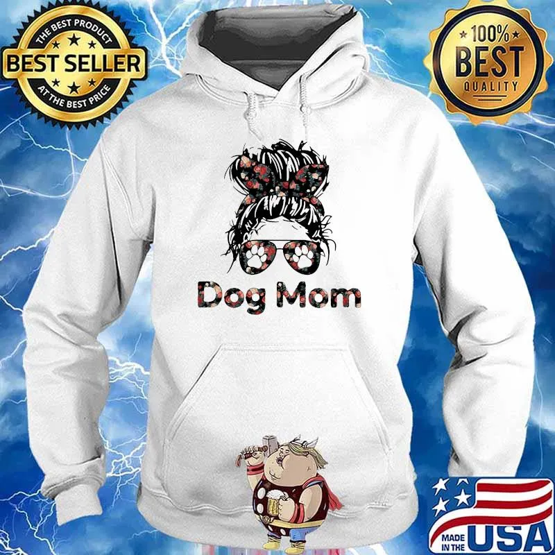 Official Dog Mom Flower Shirt
