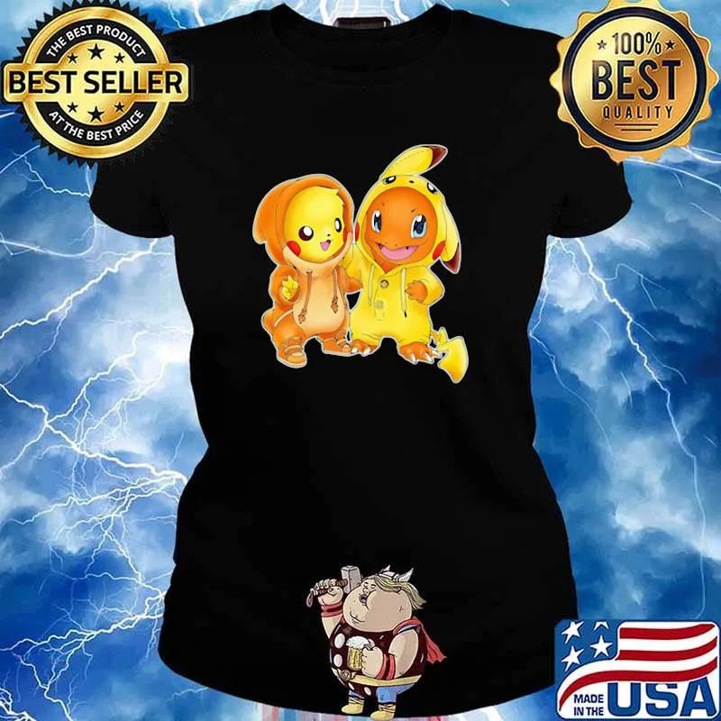 Official Dragon Pikachu Pokemon Shirt Ladies tee