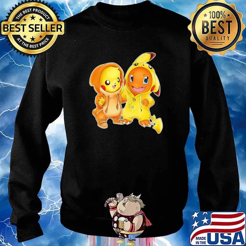 Official Dragon Pikachu Pokemon Shirt Sweater
