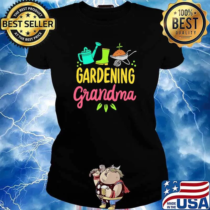 Official Gardening Grandma Shirt Ladies tee