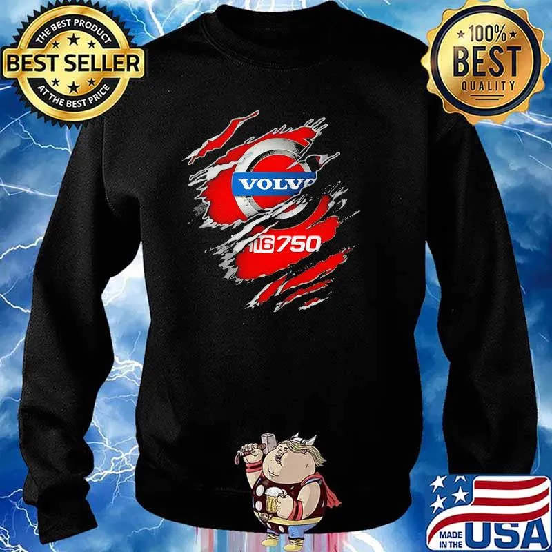 Official Hero With Volvo Fh16 750 Logo Shirt Sweater