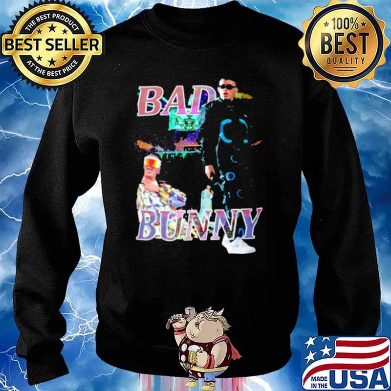 Official Hot Bad Bunny Sweater