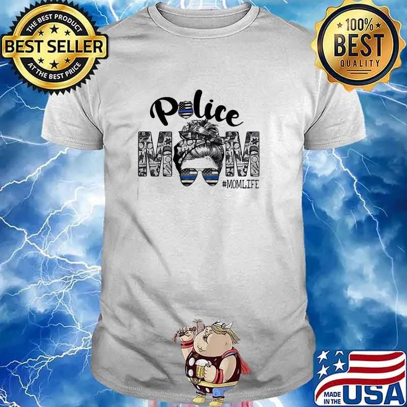 Official Police Mom Momlife Shirt