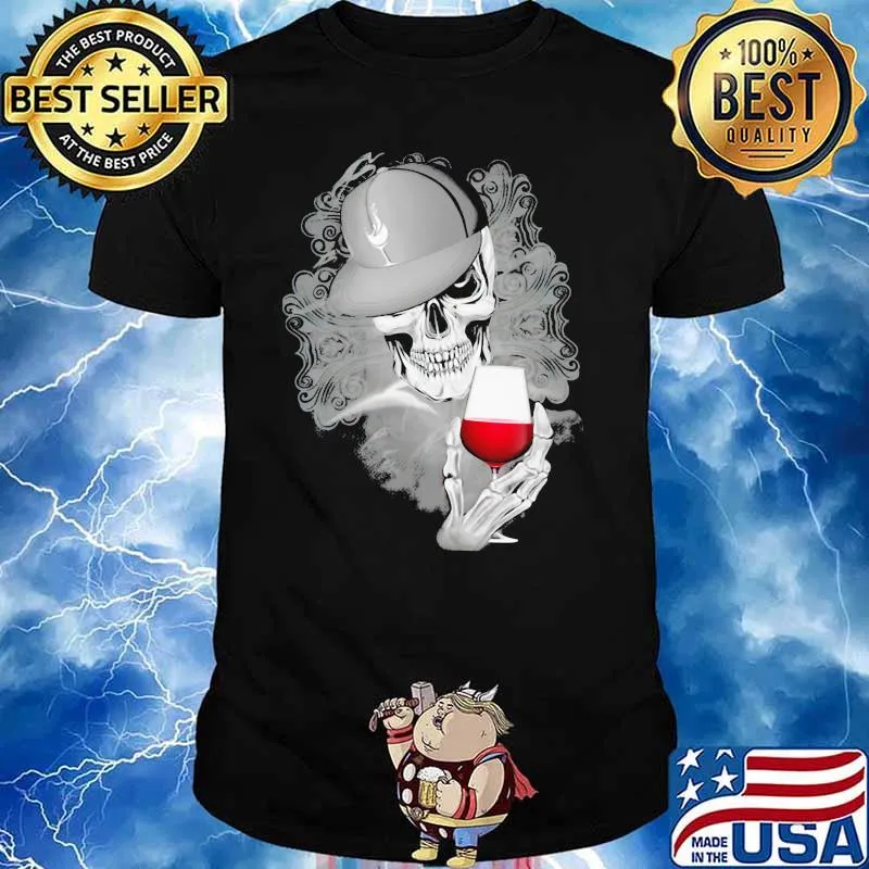 Official Skull Cap Wine Shirt
