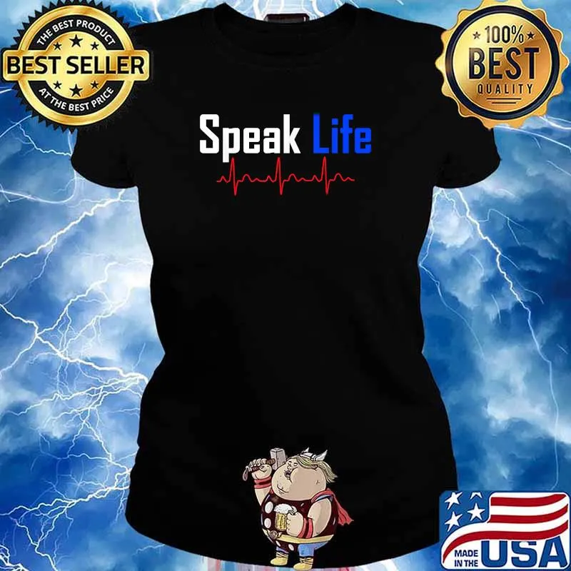 Official Speak Life Shirt Ladies tee