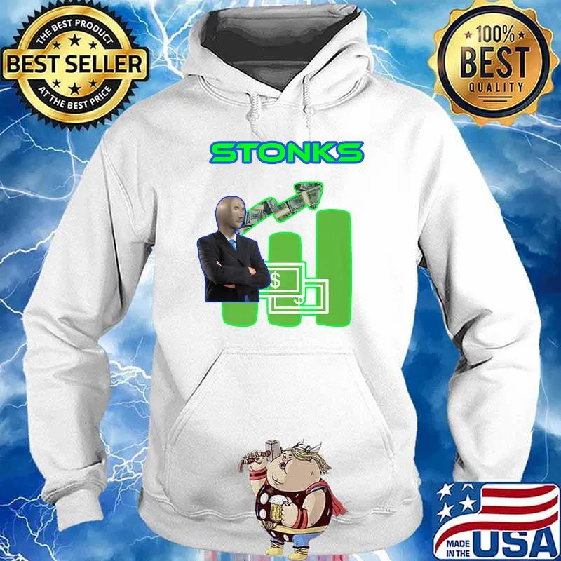Official STONKS Shirt Hoodie