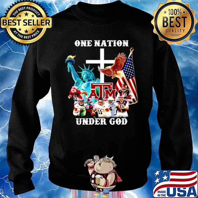 One nation Texas A&M under god Sweater
