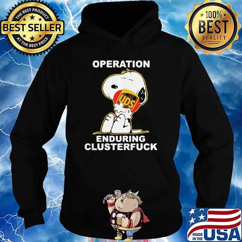 Operation Enduring Clusterfuck Snoopy Hug Logo Shirt Hoodie