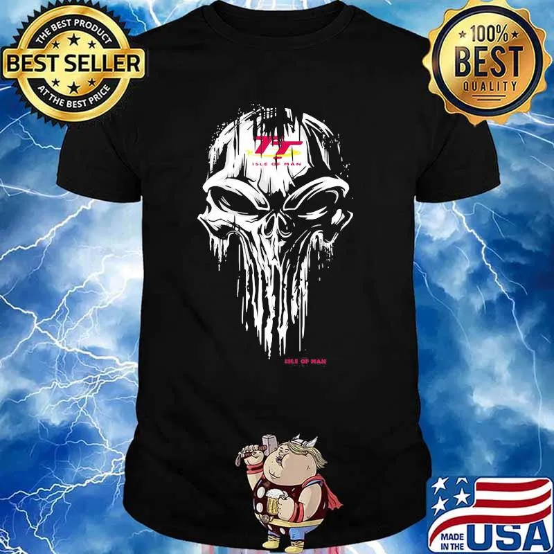Punisher With Isle Of Man TT Logo Shirt