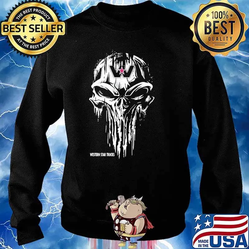 Punisher With Western Star Trucks Shirt Sweater