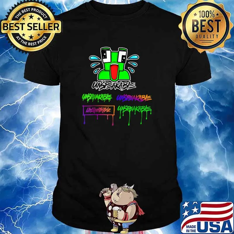 Retro Unspeak.able Merch Play Gamer Shirt