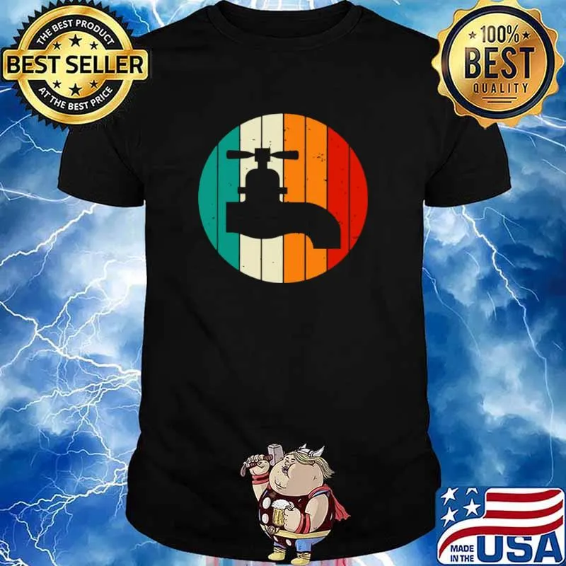 Retro Vintage Plumber Faucet shirt
