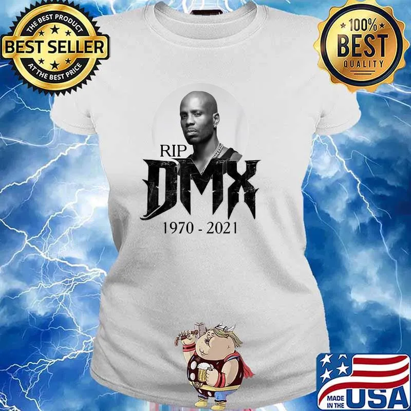 Rip DMX 1970 2021 Black Shirt Ladies tee