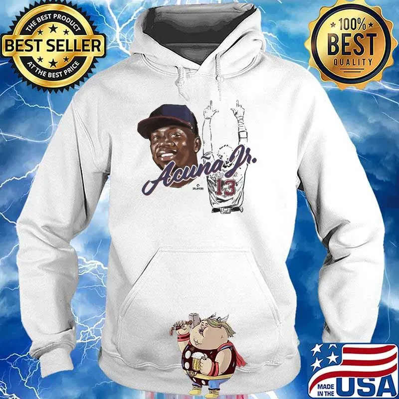 Ronald Acuña Jr. Silhouette Shirt Hoodie