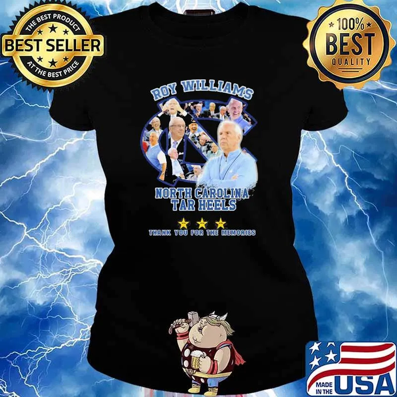 Roy Williams North Carolina 2003 2021 Thank You For The Memories Signature Shirt Ladies tee