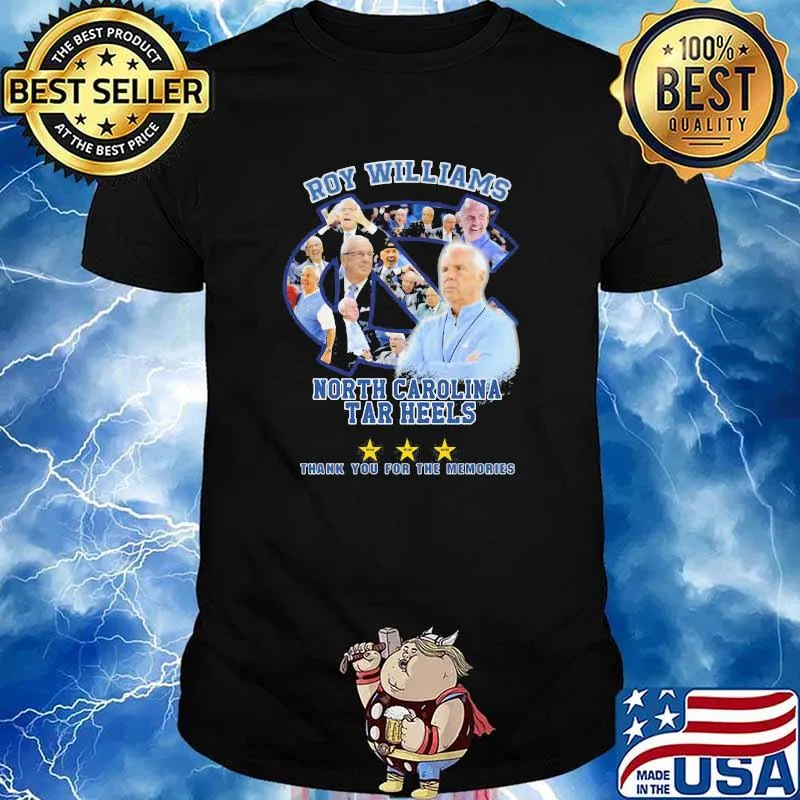 Roy Williams North Carolina 2003 2021 Thank You For The Memories Signature Shirt