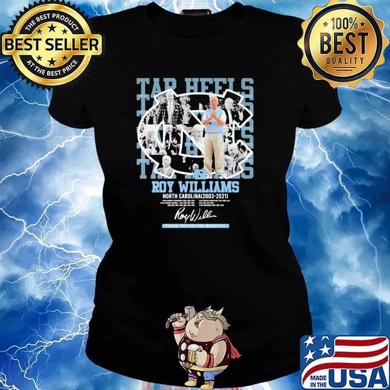 Roy Williams North Carolina Tar Heels Thank You For The Memories Shirt Ladies tee