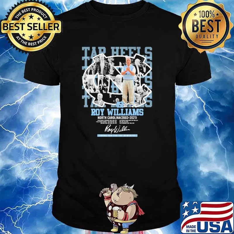 Roy Williams North Carolina Tar Heels Thank You For The Memories Shirt