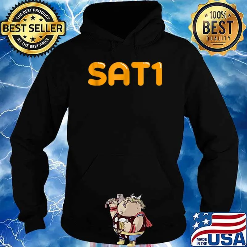 SAT1 Shiny Text by Swagazon Shirt Hoodie