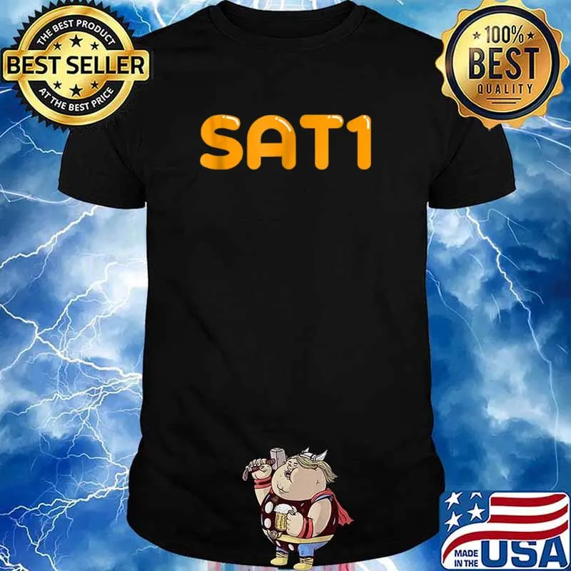 SAT1 Shiny Text by Swagazon Shirt