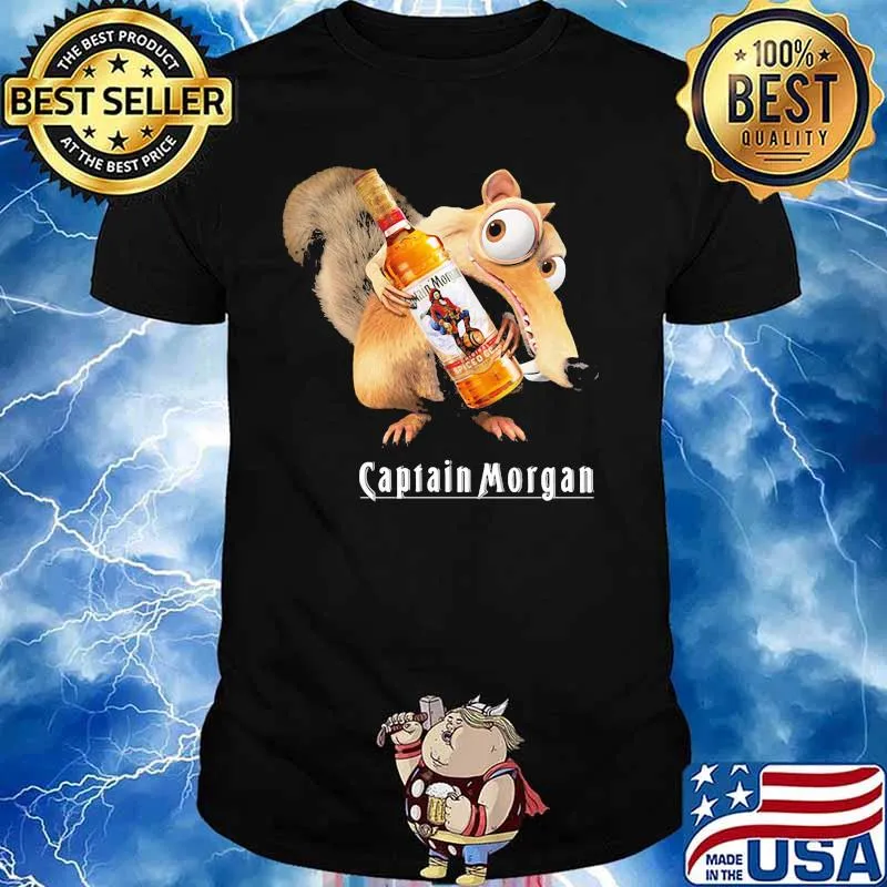 Scrat Do Chris Wedge Holding Captain Morgan Logo Shirt