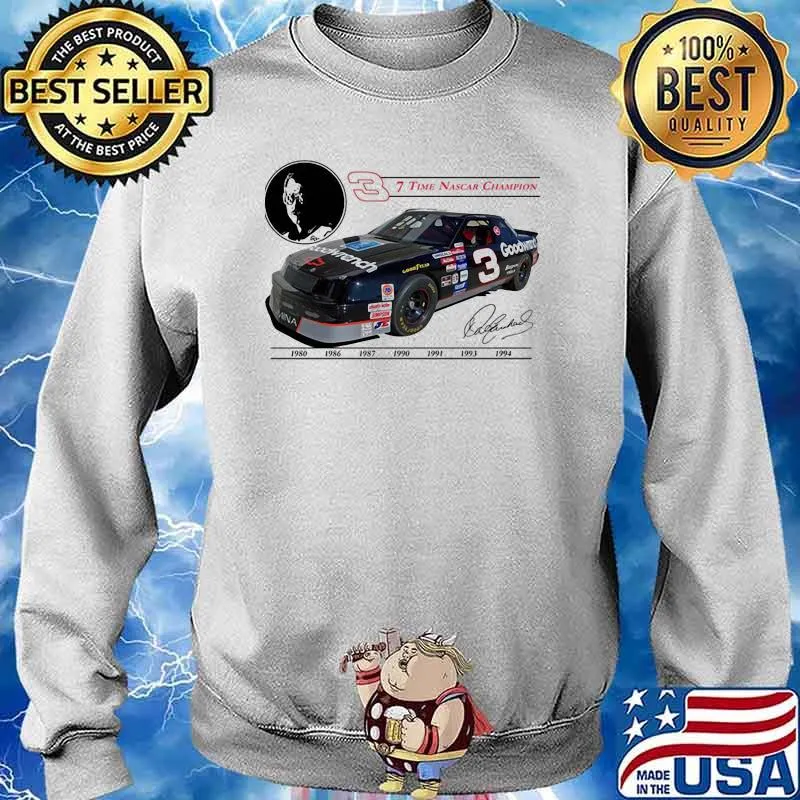 Seven Time Nascar Champion Goodwrench Signature Shirt Sweater
